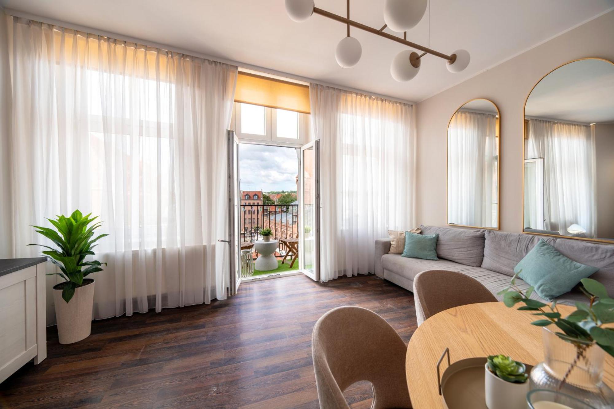 Stunning Apartment With Balcony Gdansk Exterior foto